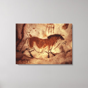 Toile Basculez la peinture d'un cheval, c.17000 AVANT