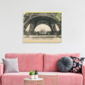 Toile Base tour Eiffel noir et blanc (Insitu(Salon))