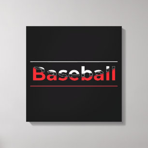 Toile Baseball - Arche géométrique minimaliste Art