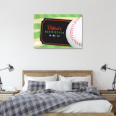 Toile BASEBALL Bar Bat mitzvah Se connecter Bureau (Insitu(Chambre))