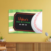 Toile BASEBALL Bar Bat mitzvah Se connecter Bureau (Insitu(Salon))