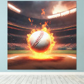 Toile Baseball Flamand Au Stade (Insitu (Plancher de Bois))