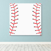 Toile Baseball Seams Sport Style Baseball Thème (Insitu (Plancher de Bois))