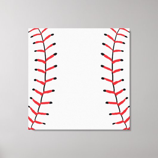Toile Baseball Seams Sport Style Baseball Thème (Recto)
