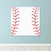 Toile Baseball Seams Sport Style Baseball Thème (Insitu (Plancher de Bois))