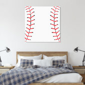 Toile Baseball Seams Sport Style Baseball Thème (Insitu(Chambre))