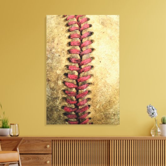 Toile Baseball vintage (Insitu(Salon))