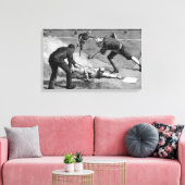 Toile Baseball vintage par Thure De Thulstrup, 1885 (Insitu(Salon))