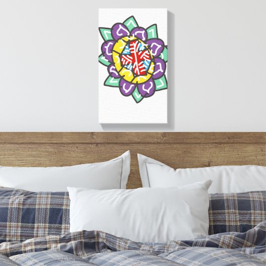 Toile Basic sacred mandala (Insitu(Chambre))