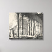 Toile Basilique Saint-Paul Rome après 1823 Incendie (Recto)