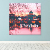 Toile Basilique Saint-Pierre, Rome, Italie (Insitu (Plancher de Bois))