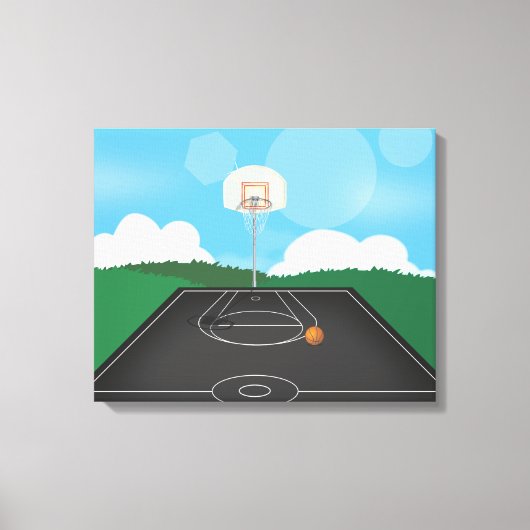 Toile Basket-ball (Recto)