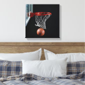 Toile Basket-ball en cerceau (Insitu(Chambre))