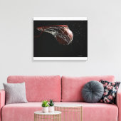 Toile Basket-ball passant par le cercle 2 (Insitu(Salon))