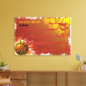 Toile Basketball Bar Mitzvah Bar Mitzvah Panneau d'ouver (Insitu(Salon))