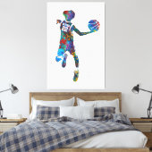 Toile Basketball Player (Insitu(Chambre))