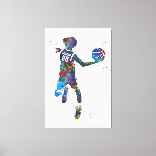 Toile Basketball Player (Recto)