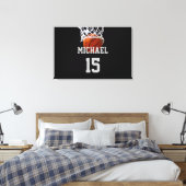 Toile Basketball Votre Nom (Insitu(Chambre))