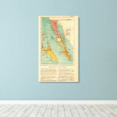 Toile Basse Californie, Mexique (Insitu (Plancher de Bois))