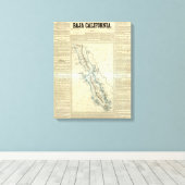 Toile Basse Californie, Mexique (Insitu (Plancher de Bois))