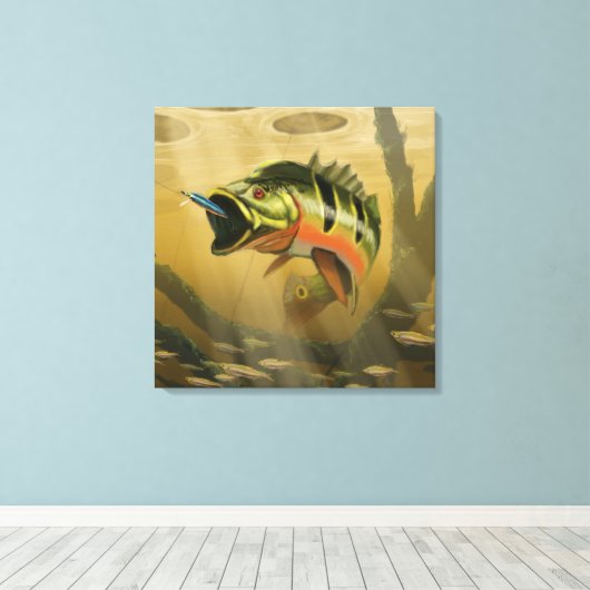 Toile Basse de Peacock (Insitu (Plancher de Bois))