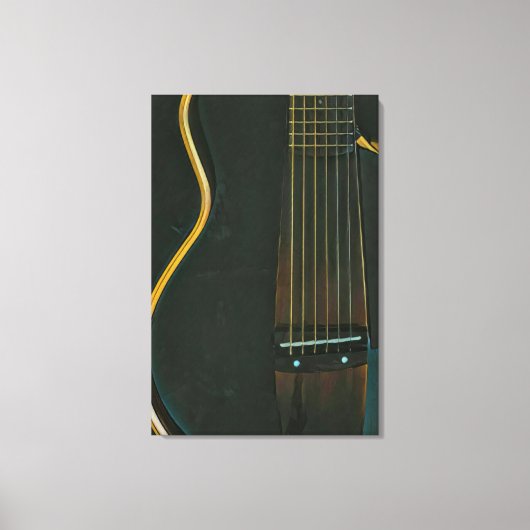 Toile Basse guitariste cadeau (Recto)