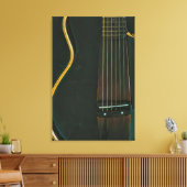 Toile Basse guitariste cadeau (Insitu(Salon))