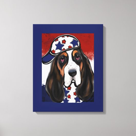 Toile Basset Hound (Recto)