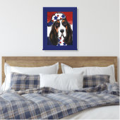 Toile Basset Hound (Insitu(Chambre))