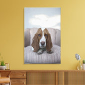 Toile Basset Hound (Insitu(Salon))