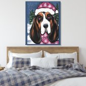 TOILE BASSET HOUND  (Insitu(Chambre))