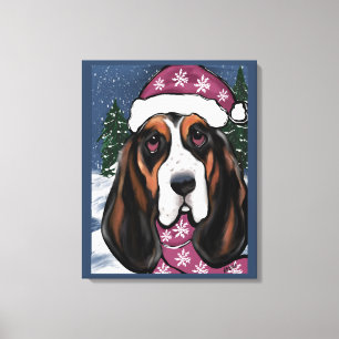 TOILE BASSET HOUND 