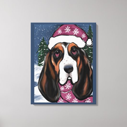 TOILE BASSET HOUND  (Recto)