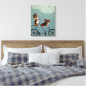 Toile Basset Hound Tandem (Insitu(Chambre))
