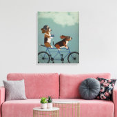 Toile Basset Hound Tandem (Insitu(Salon))
