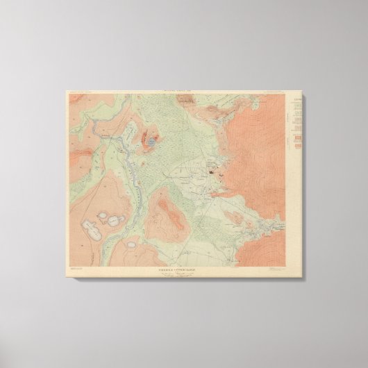 Toile Bassin Firehole Geyser (Recto)