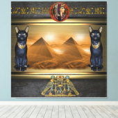 Toile Bastet Deusa do Egipto (Insitu (Plancher de Bois))