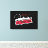 Toile BAT MITZVAH CLASSIQUE BROADWAY Bar Se connecter (Insitu (Plancher de Bois))