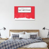 Toile BAT MITZVAH CLASSIQUE BROADWAY Bar Se connecter (Insitu(Chambre))