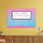 Toile BAT MITZVAH CLASSIQUE BROADWAY Bar Se connecter (Insitu(Salon))