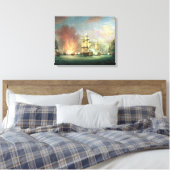Toile Bataille au clair de lune : bataille au large du c (Insitu(Chambre))