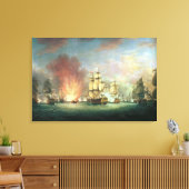 Toile Bataille au clair de lune : bataille au large du c (Insitu(Salon))