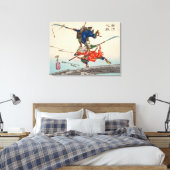 Toile Bataille au pont Uji | Tsukioka Yoshitoshi | (Insitu(Chambre))