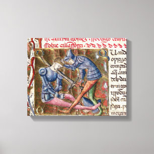 Toile Bataille Chronicles de Gomez Martin El Cid 'de