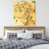 Toile Bataille d'Antietam - Guerre civile Carte panorami (Insitu(Chambre))