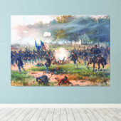 Toile Bataille d'Antietam Thure de Thulstrup 1887 Restau (Insitu (Plancher de Bois))