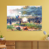 Toile Bataille d'Antietam Thure de Thulstrup 1887 Restau (Insitu(Salon))