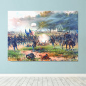 Toile Bataille d'Antietam Thure de Thulstrup 1887 Restau (Insitu (Plancher de Bois))