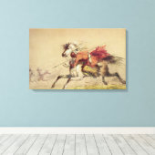 Toile Bataille de Blue Water Creek par Alfred Jacob Mill (Insitu (Plancher de Bois))