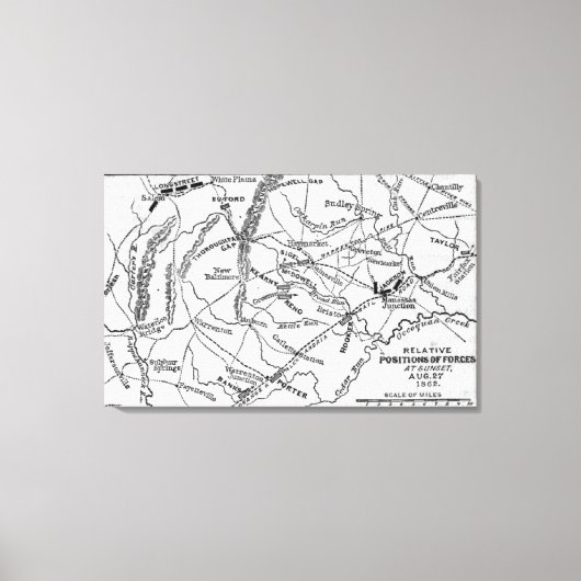 Toile Bataille de Bull Run (Recto)